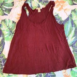 Maroon Tank Top